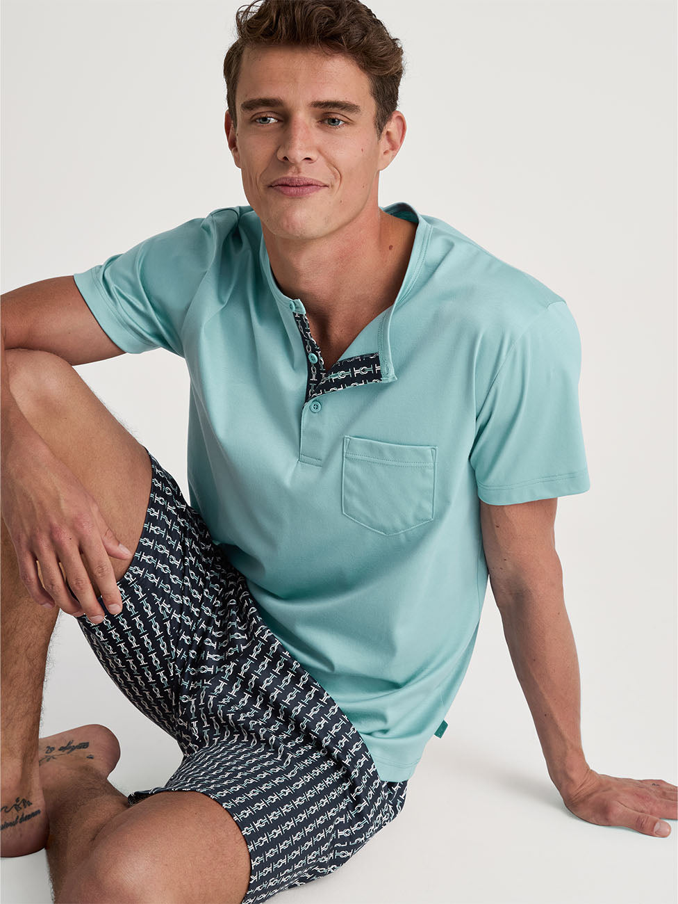 Calida Relax Selected 2 Short Pyjamas