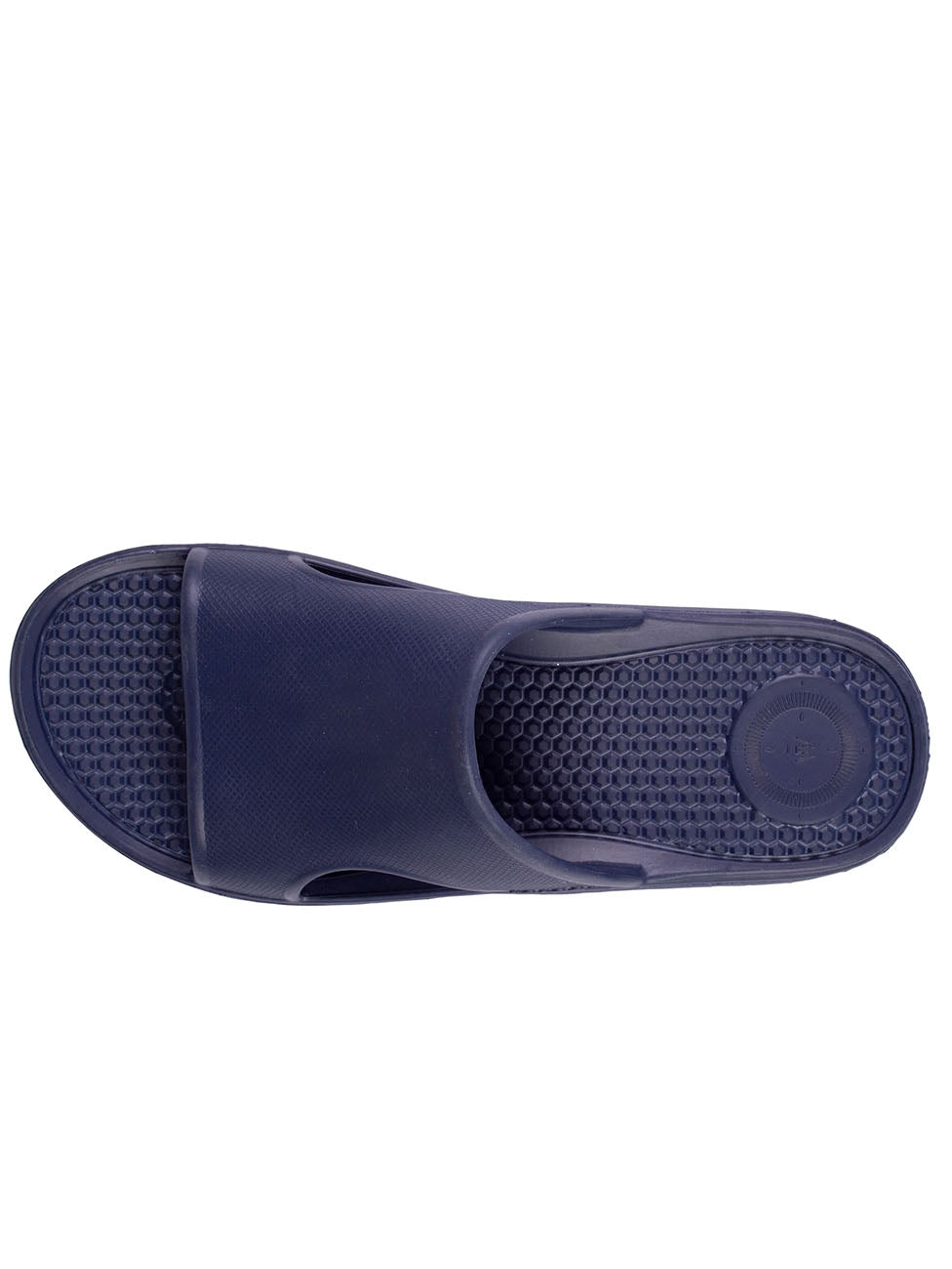 Isotoner Men's Navy Blue Flip-Flop Mules
