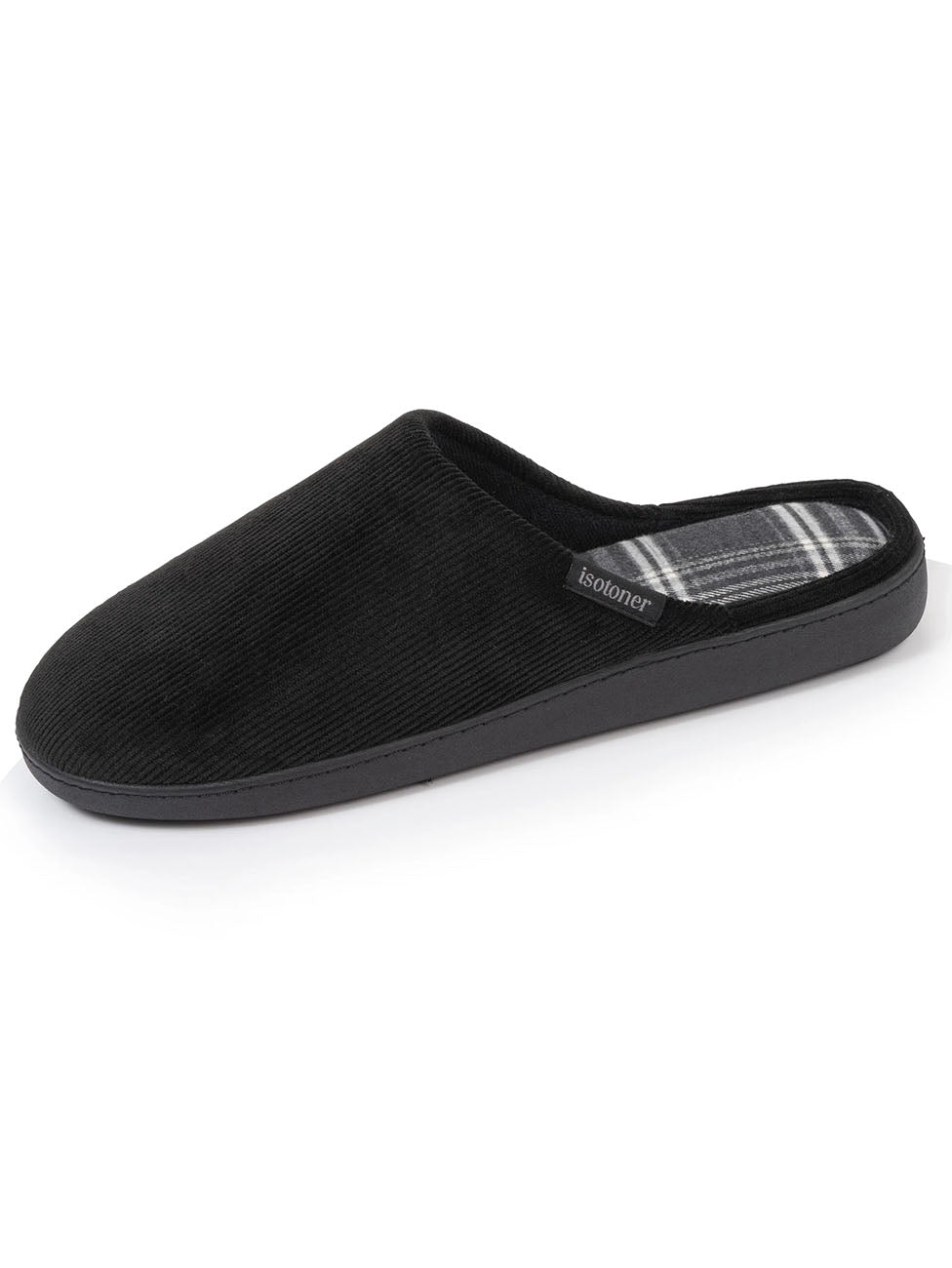 Isotoner Men's Tartan Slippers