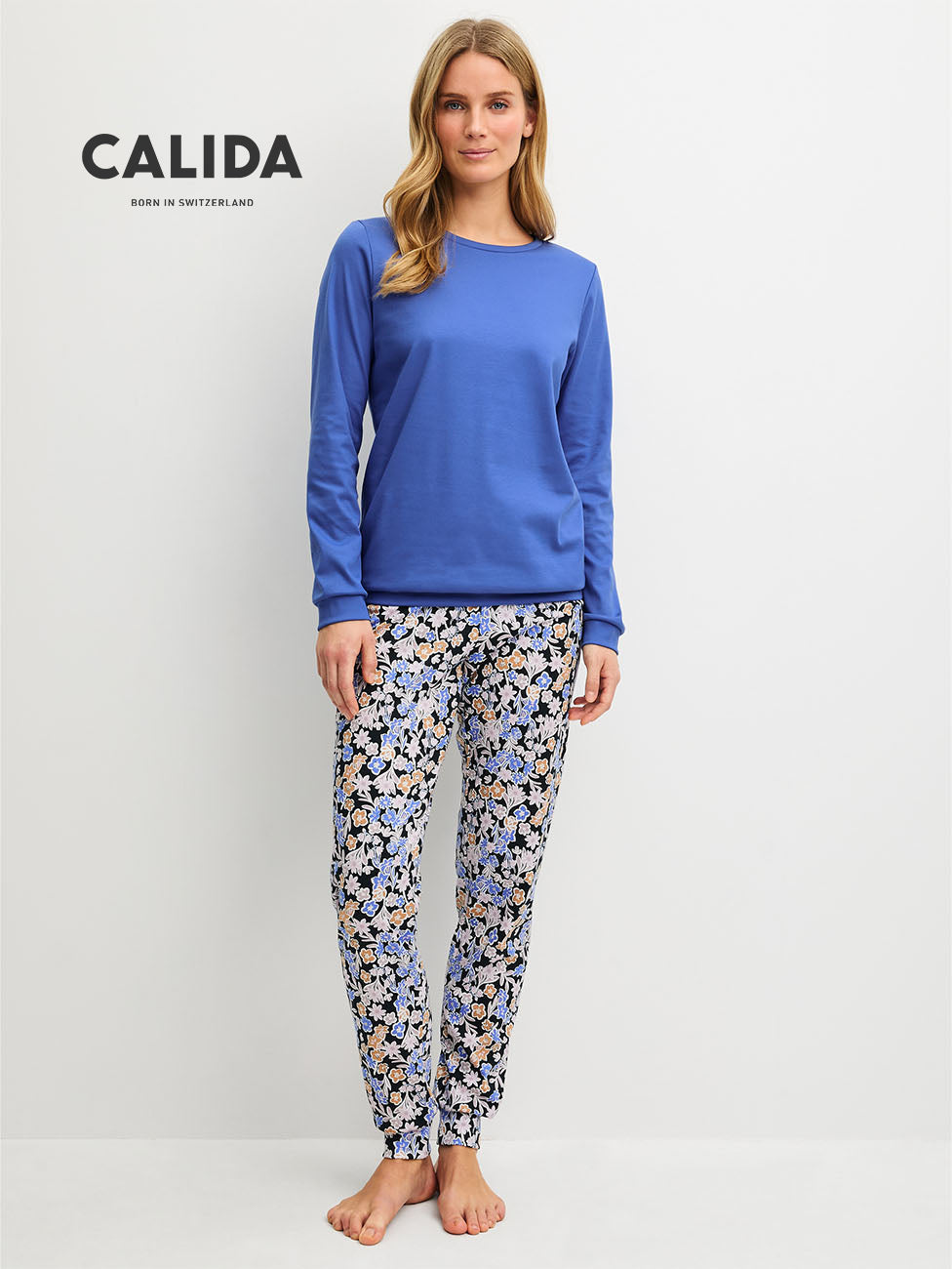 Calida Flower Dreams Cuffed Women Pyjama