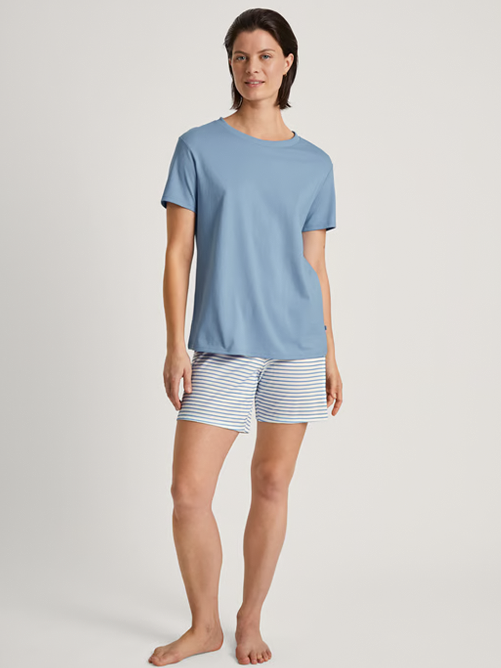 Calida Cotton Stripes Short Pyjama