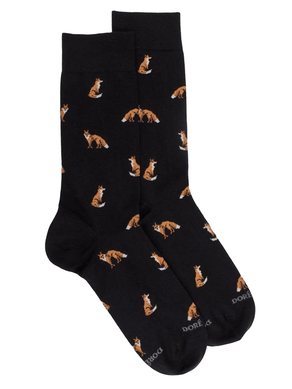 Doré Doré Men's Cotton Fox Patterned Socks