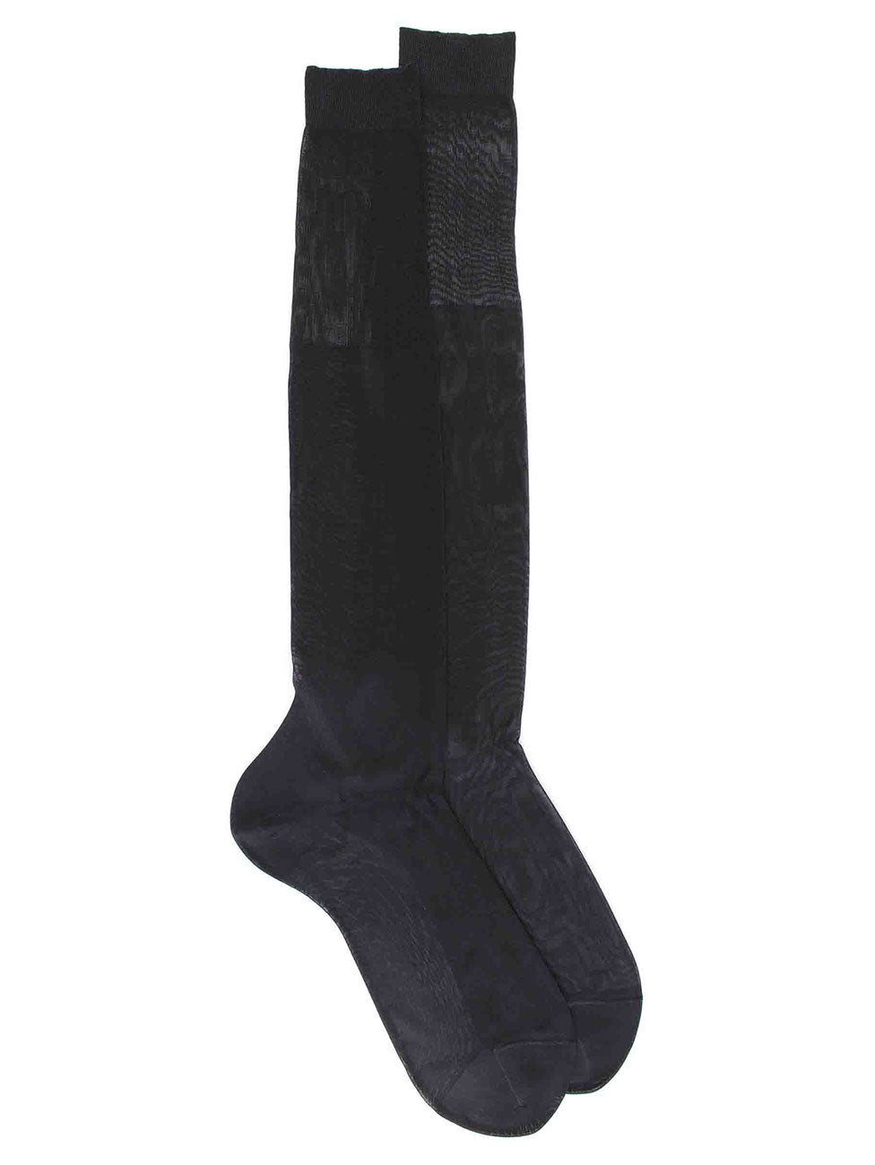 Doré Doré Men's 100% Pure Silk Knee-High Socks