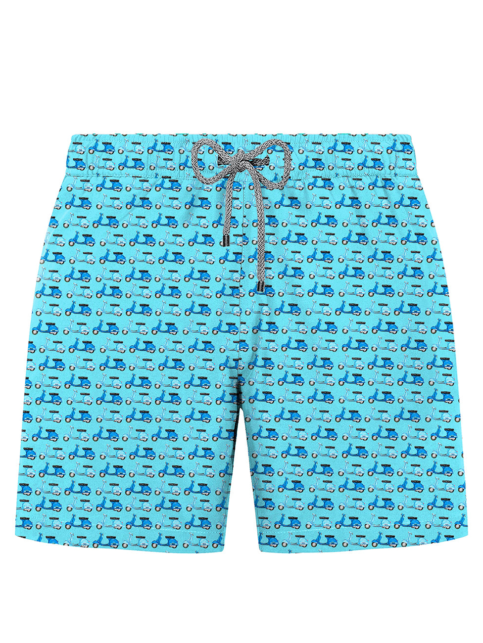 John Frank Gts All Over Printed Swimshorts - Blue Scooter