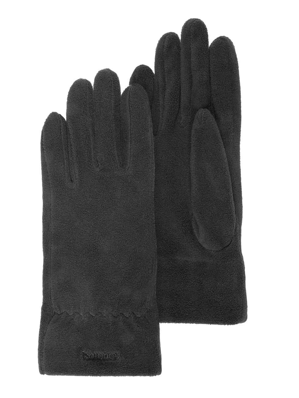 Isotoner Women's Soft Fleece Black Gloves