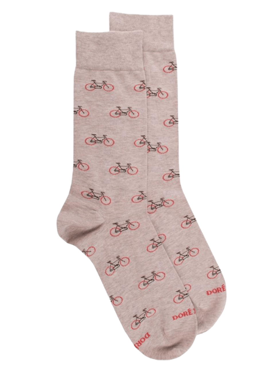 Doré Doré Men's Cotton Socks With Bicycle Repeat Pattern