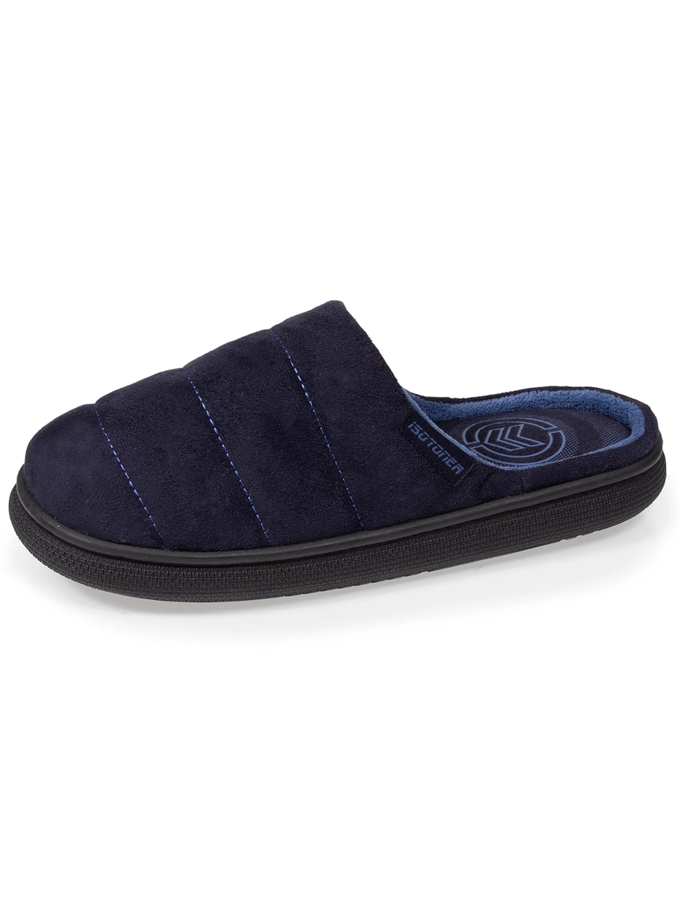 Isotoner Bloup Navy Men's Mule Slippers