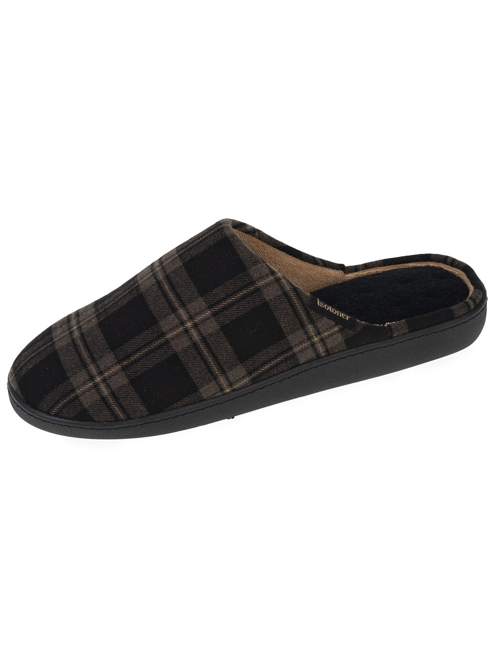 Isotoner Ergonomic Tartan Slippers