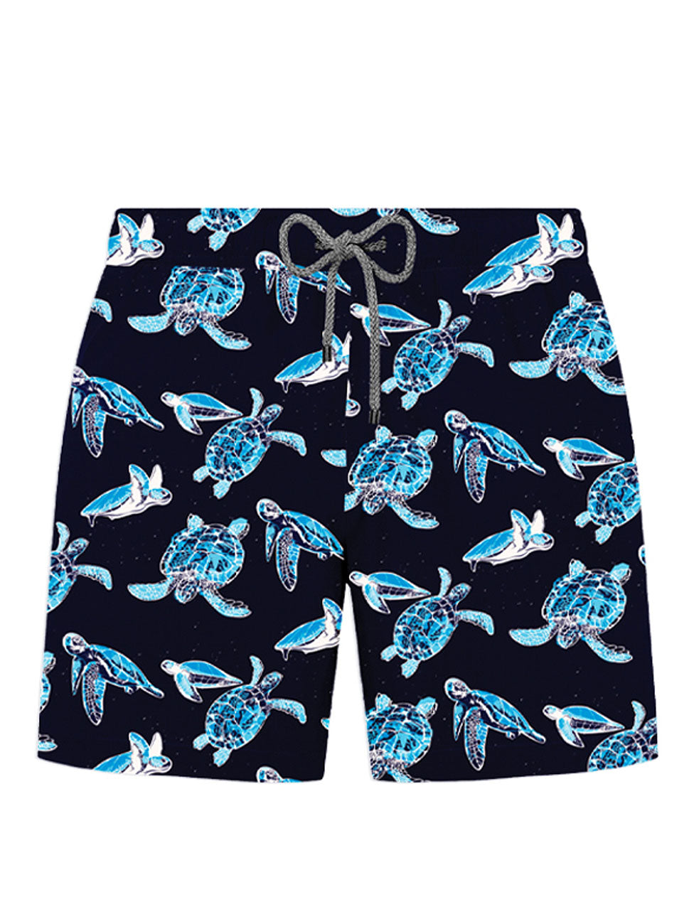 John Frank Gts All Over Printed Turtle Swim Shorts