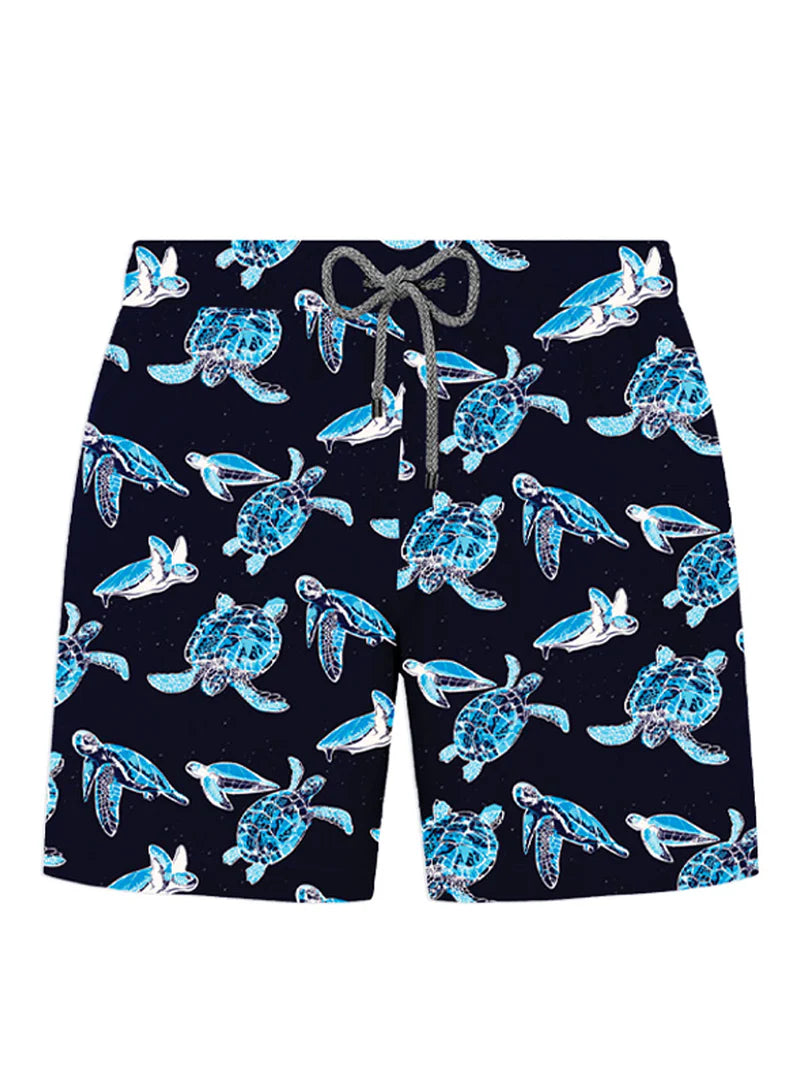 John Frank Gts All Over Printed Swimshorts - Turtle