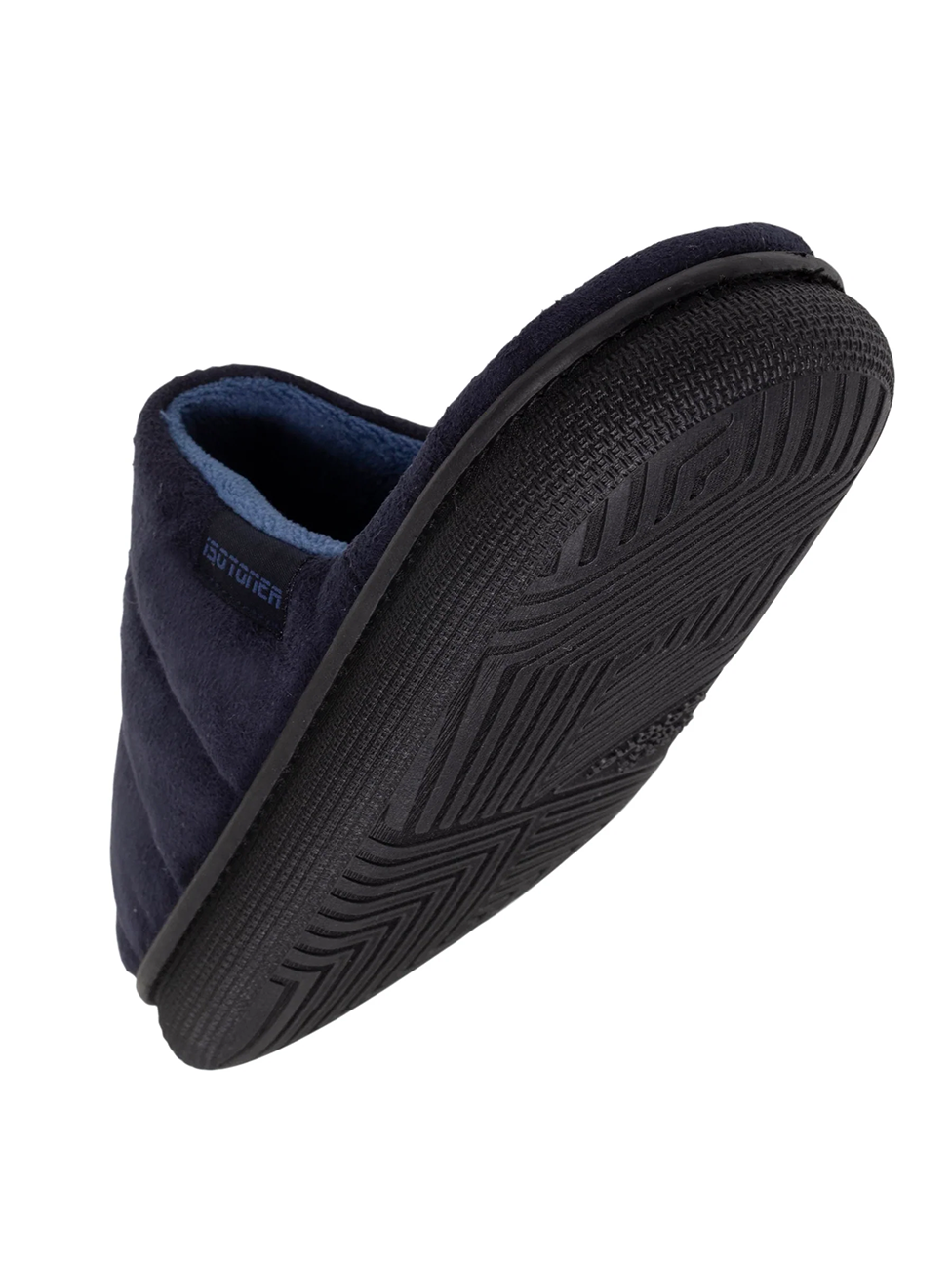 Isotoner Bloup Navy Men's Mule Slippers