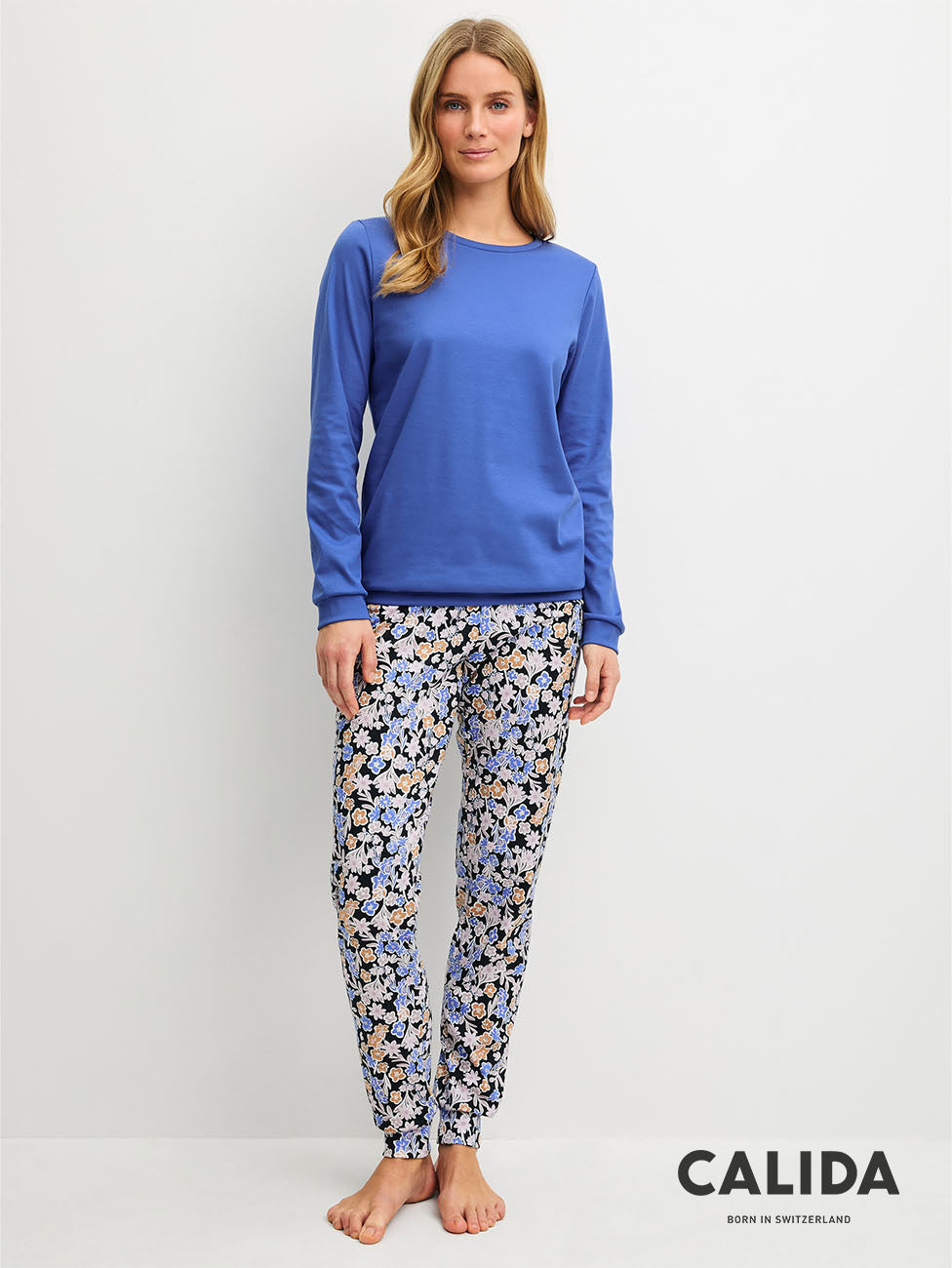 Calida Flower Dreams Cuffed Women Pyjama
