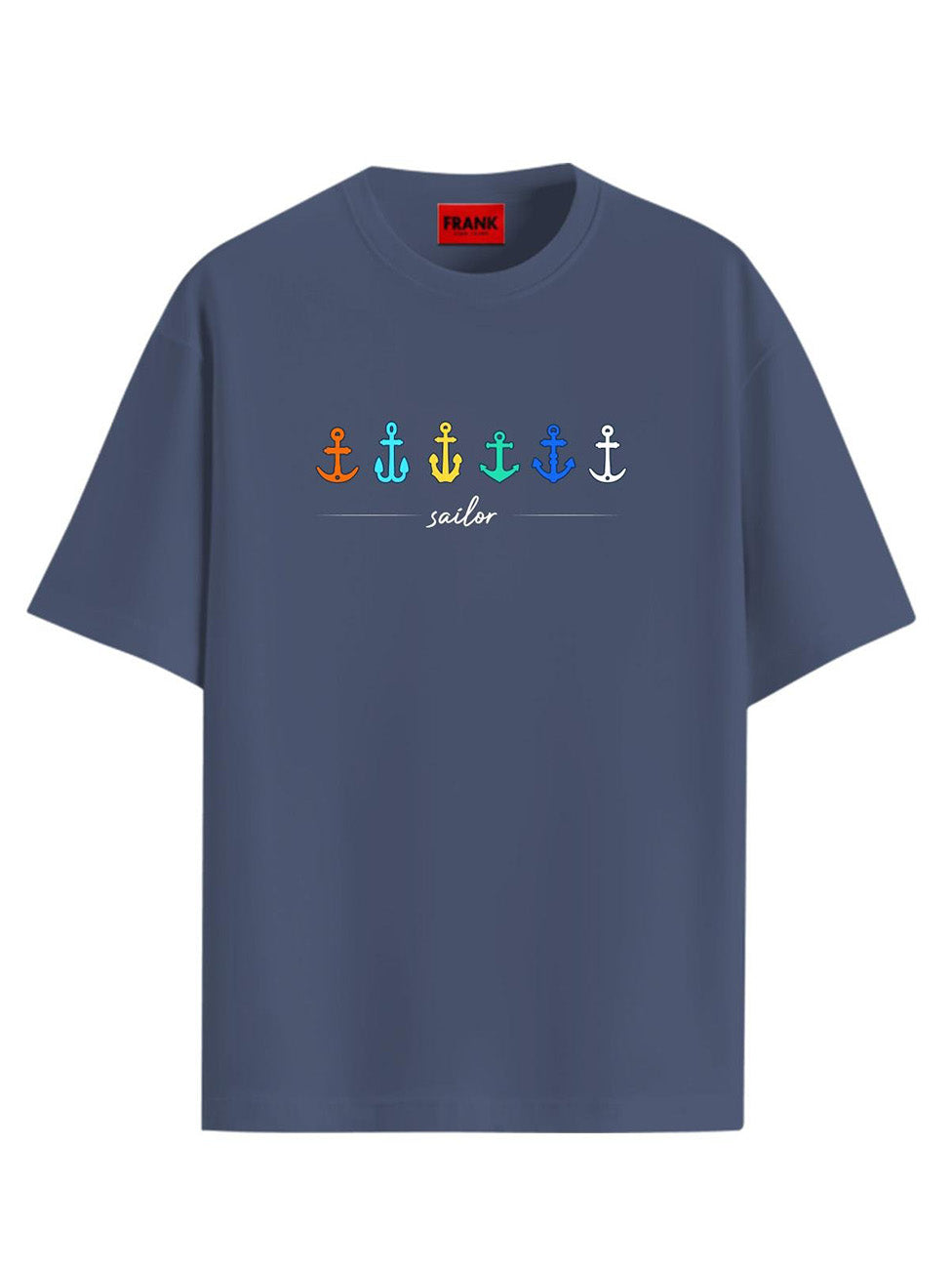 John Frank Printed Anchor T-Shirt