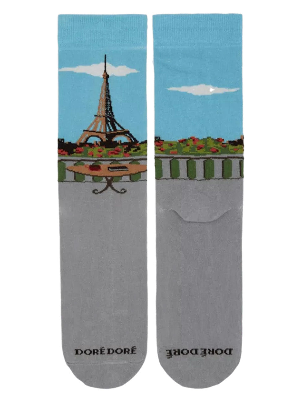 Doré Doré Parisian Landscape Men's Short Socks