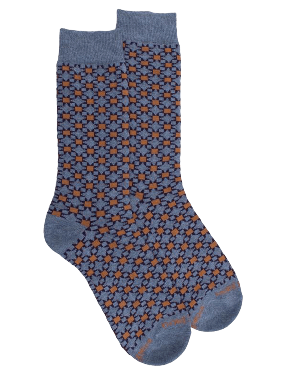 Doré Doré Men's Cotton Geometric Patterned Socks