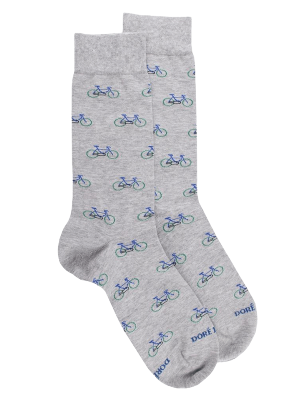 Doré Doré Men's Cotton Socks With Bicycle Repeat Pattern