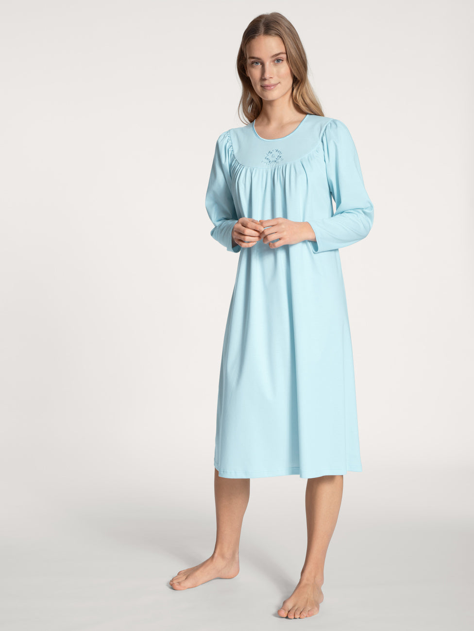 Calida Soft Cotton Long Sleeve Nightdress