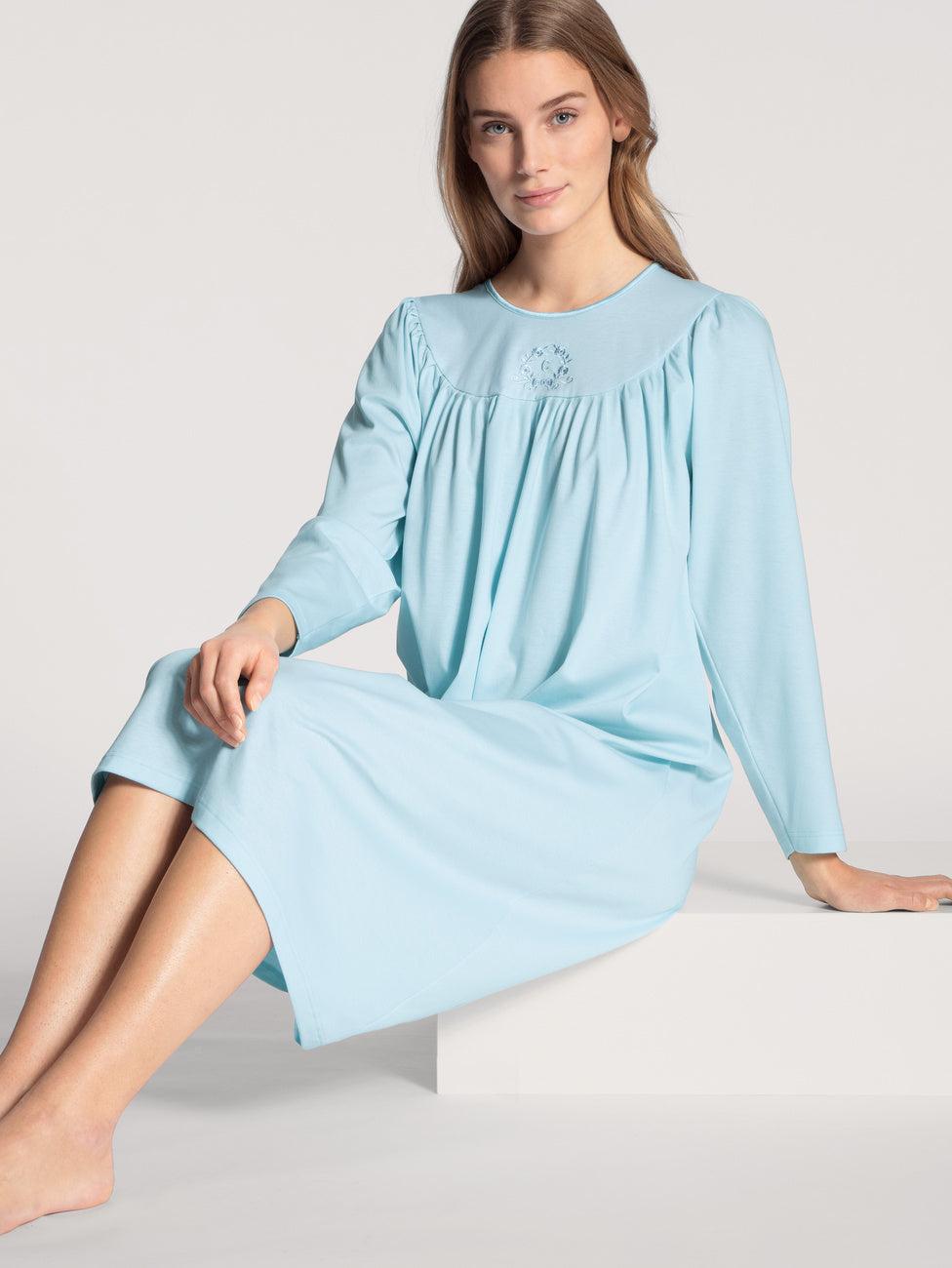 Calida Soft Cotton Long Sleeve Nightdress