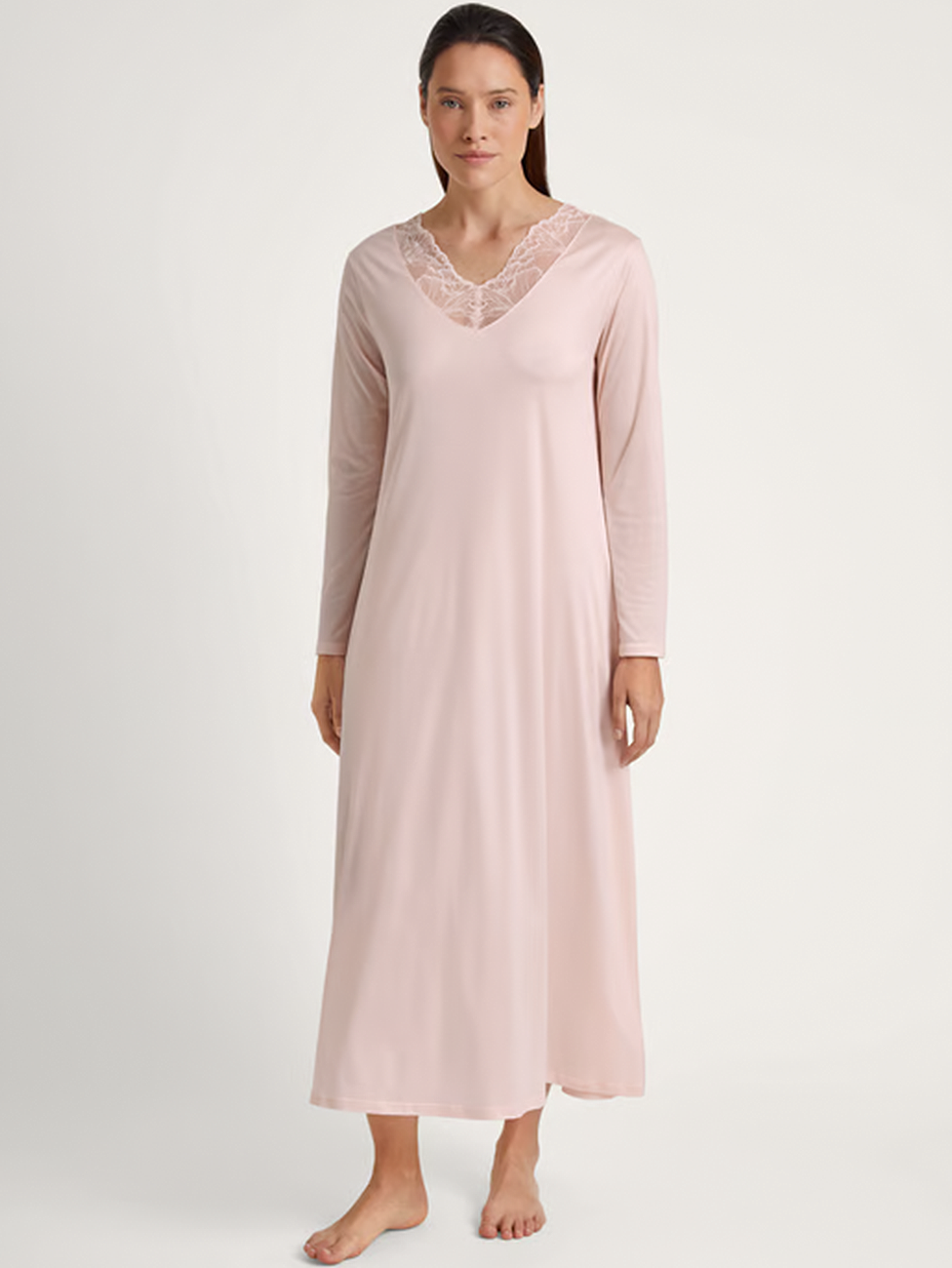 Calida Lace Nights Long-sleeved Nightdress