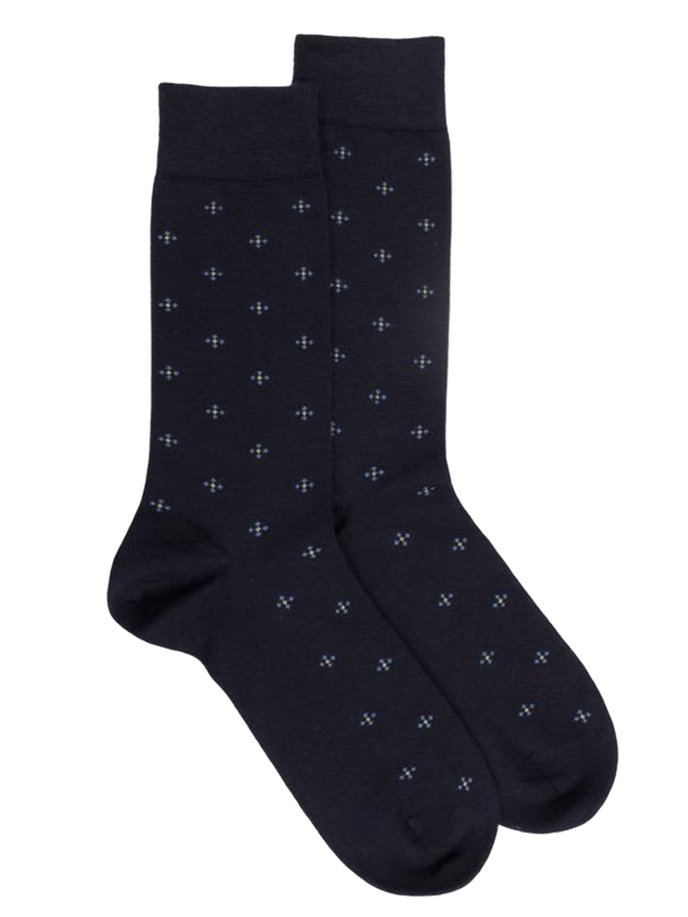 Doré Doré Men's Wool Socks With Cravaterie Pattern