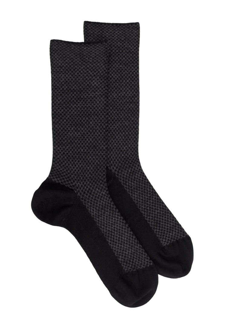 Doré Doré Men's Geometric Wool Socks