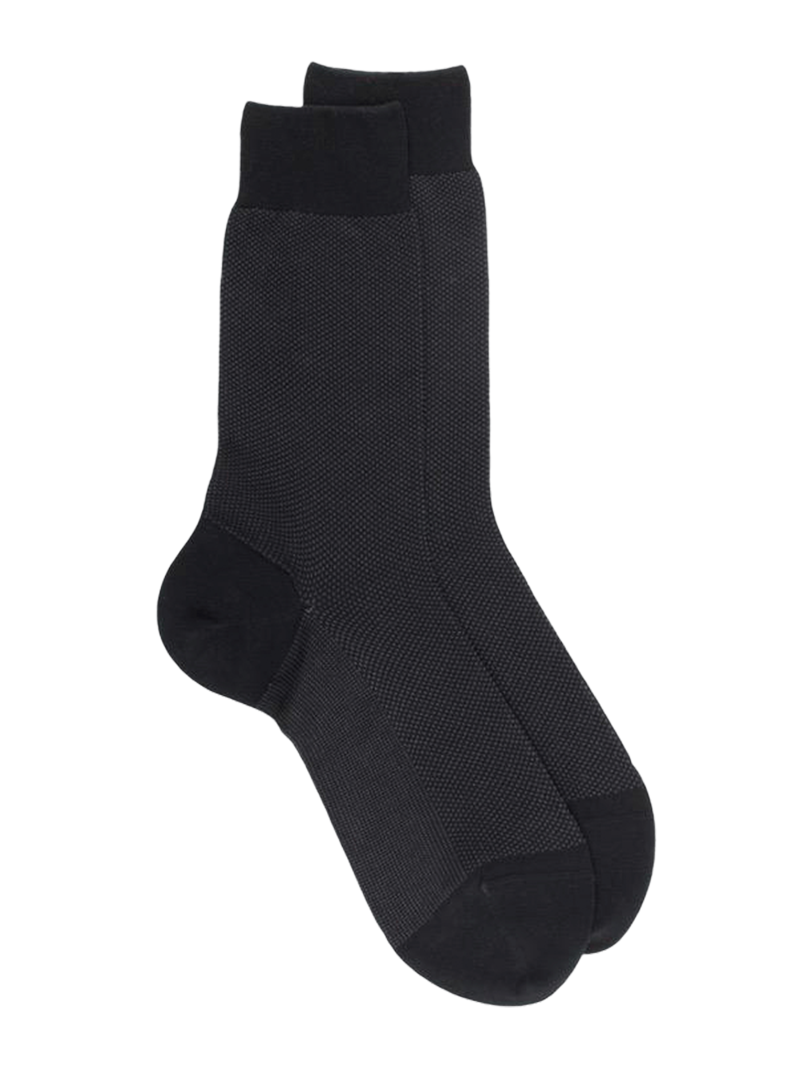 Doré Doré Men's Mercerised Cotton Lisle Caviar Socks