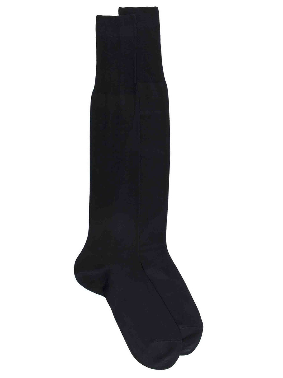 Doré Doré Men's Cotton Lisle Jersey Knit Knee-High Socks