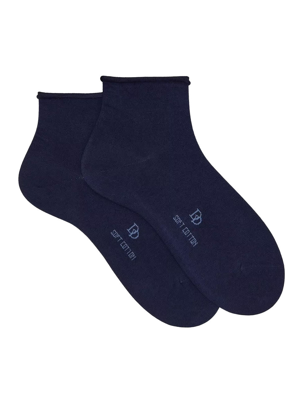 Doré Doré Jersey Knit Ankle Socks With Roll-Top
