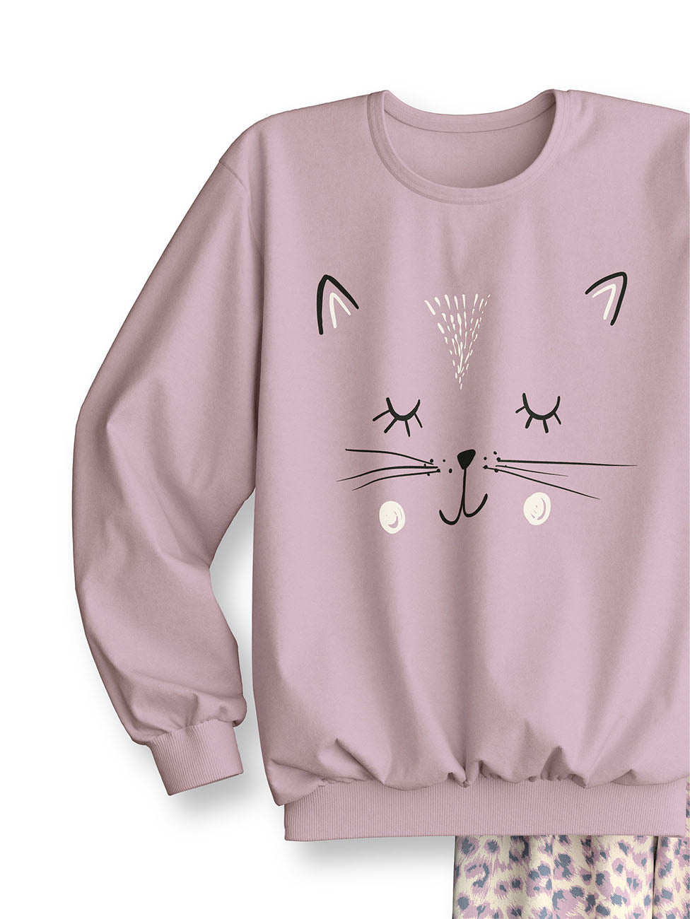 Calida Cat Cuffed Kids Pyjama