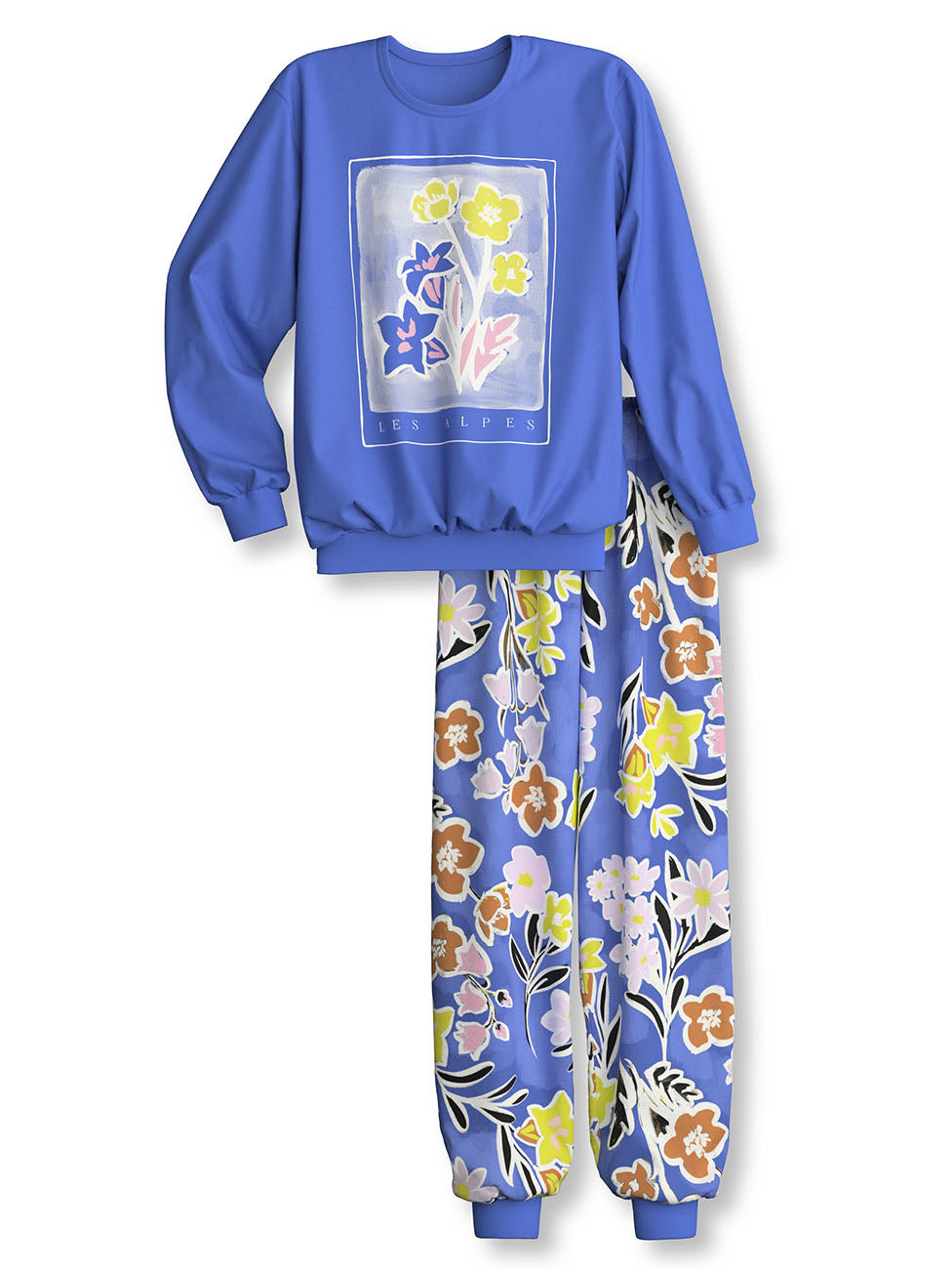 Calida Flowers Cuffed Kids Pyjama