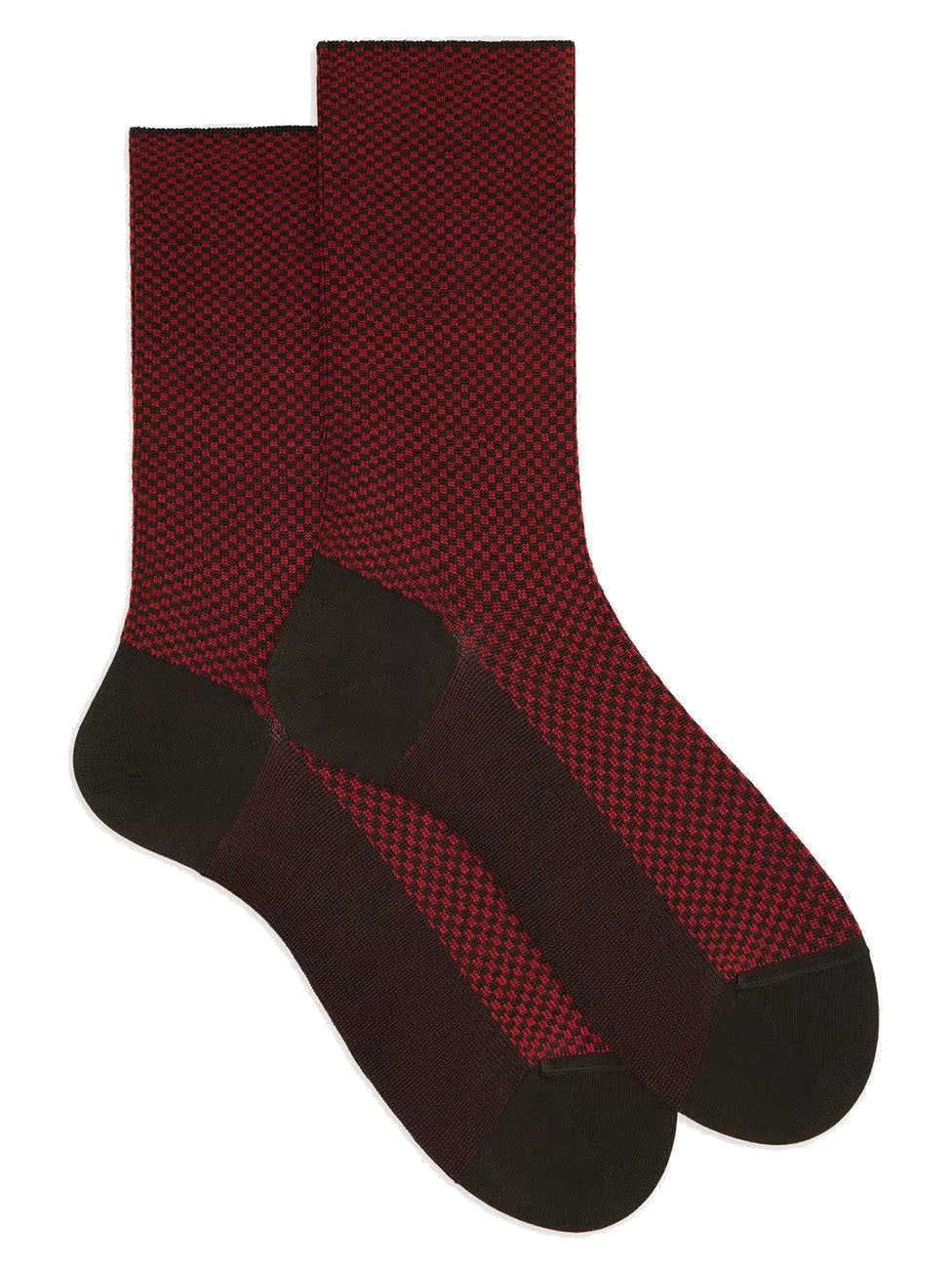 Doré Doré Men's Geometric Wool Socks