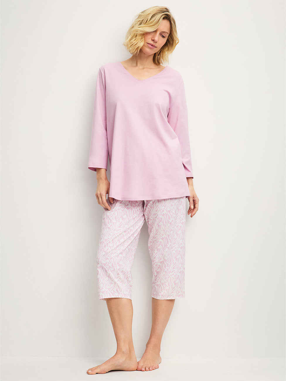 Calida Blooming Nights Women Capri Pyjama