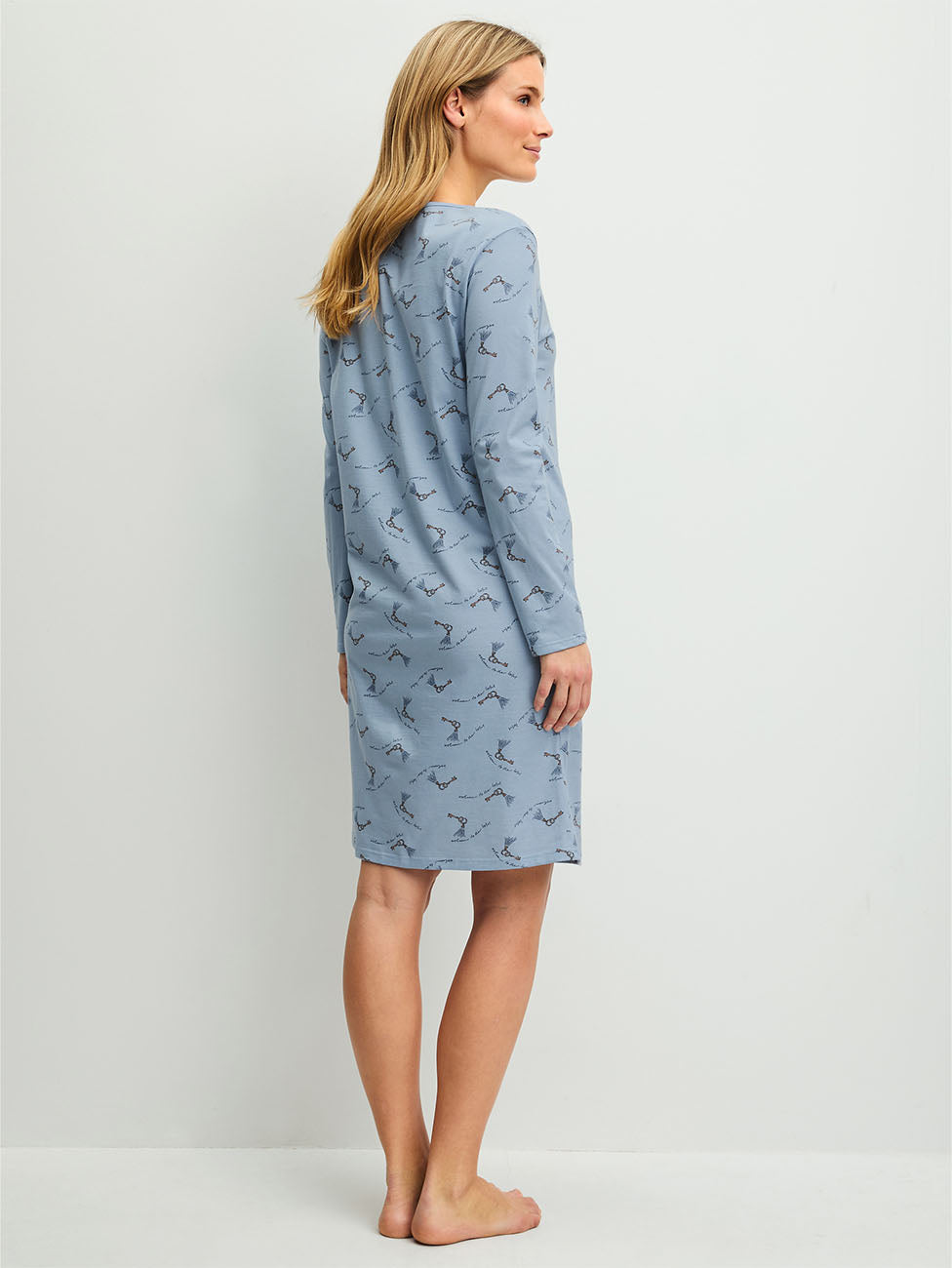 Calida Hotel Nights Long-Sleeve Women Nightdress