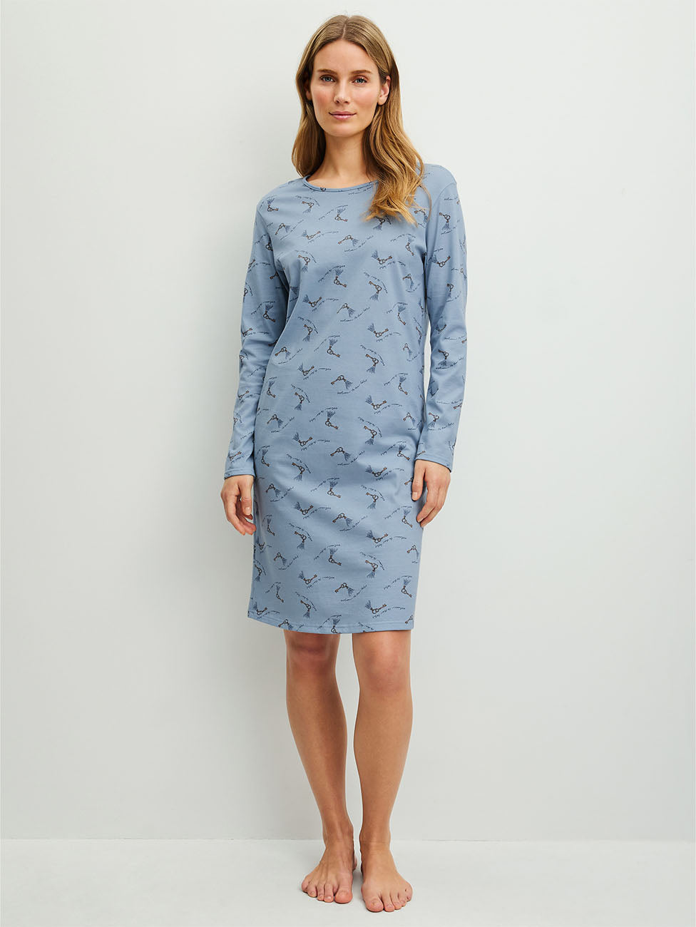 Calida Hotel Nights Long-Sleeve Women Nightdress