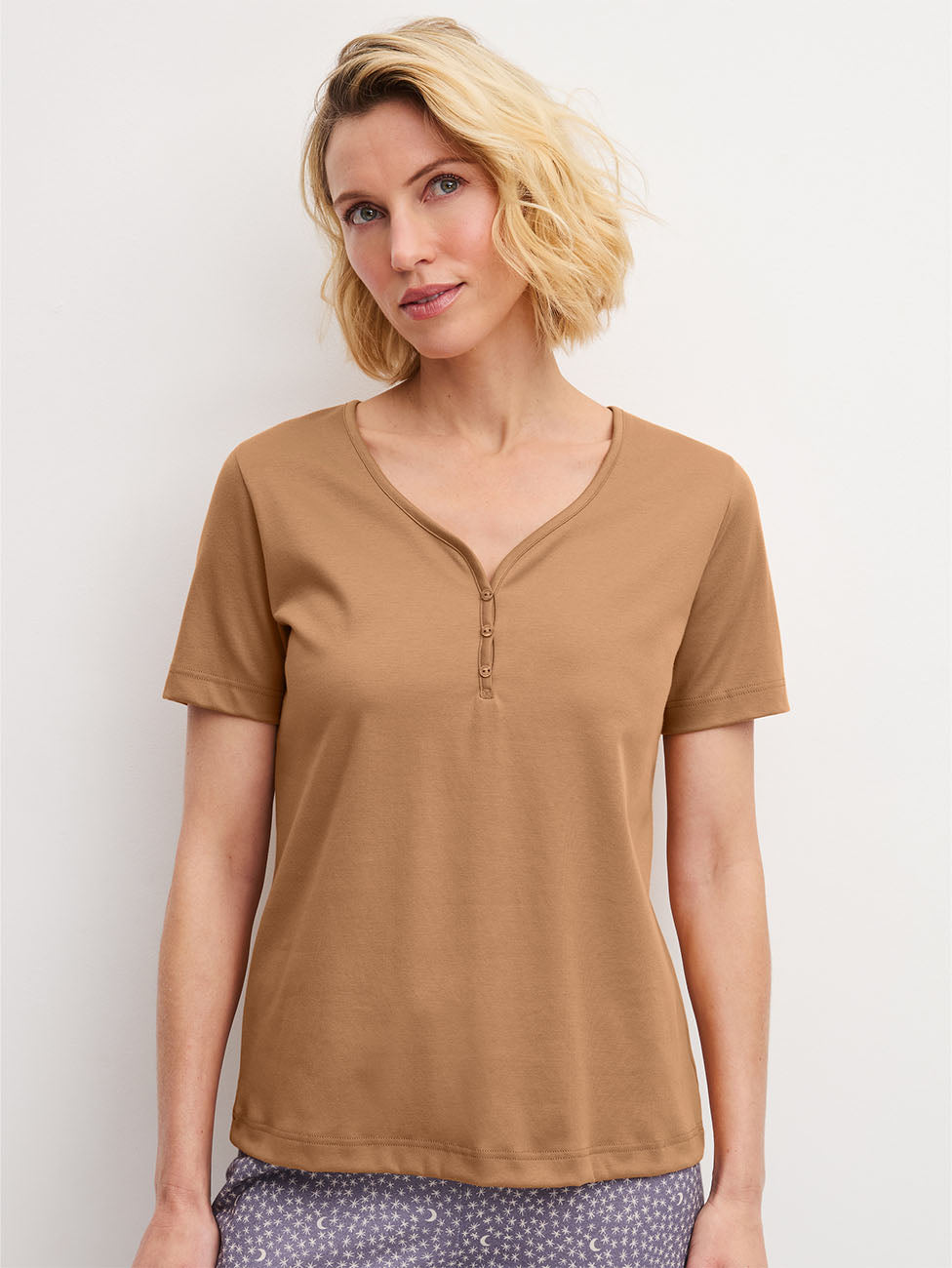 Calida Sleep Over M&M Short-Sleeve Women Shirt