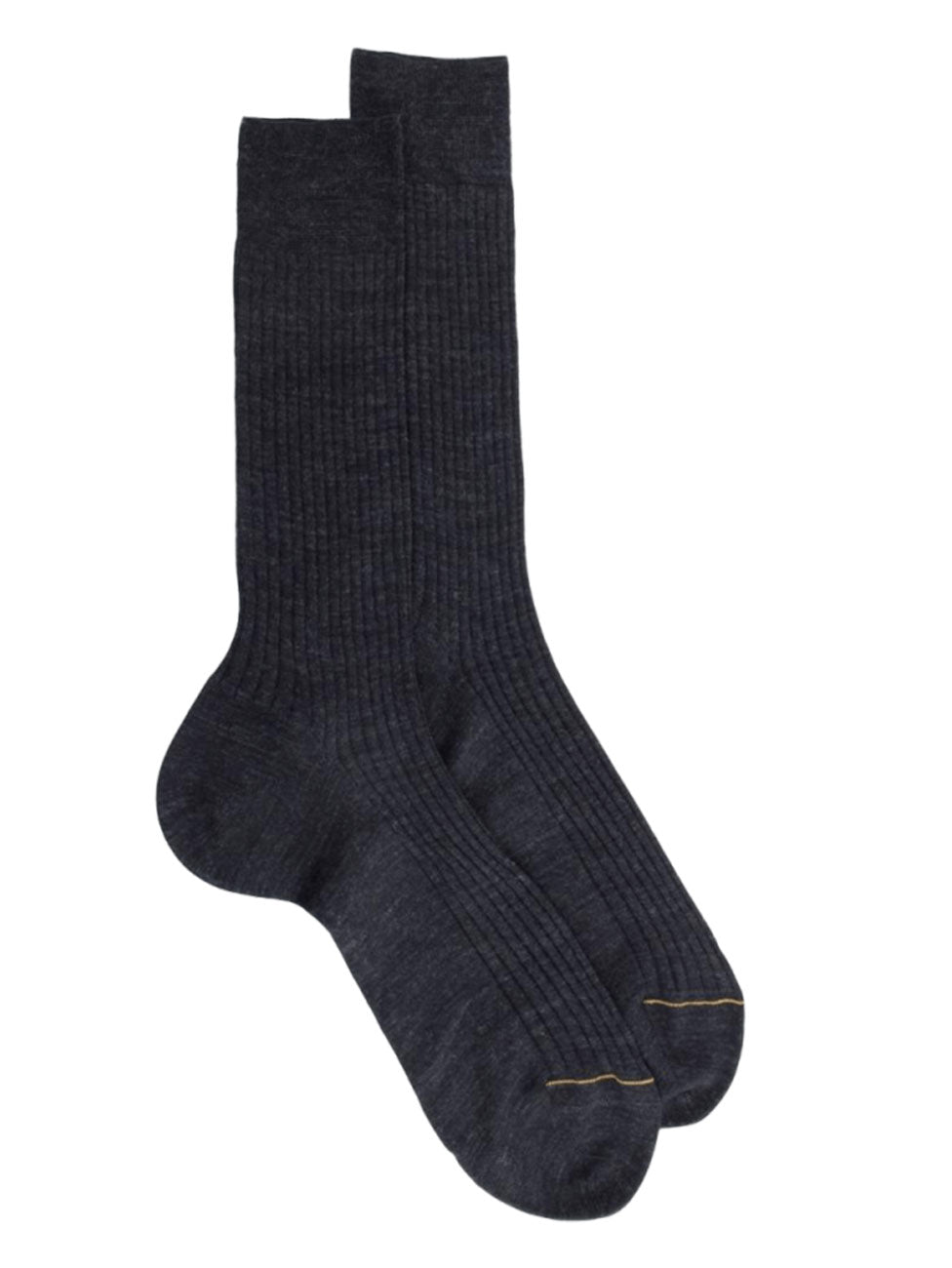 Doré Doré Men's Luxury Fine Merino Wool Ribbed Socks