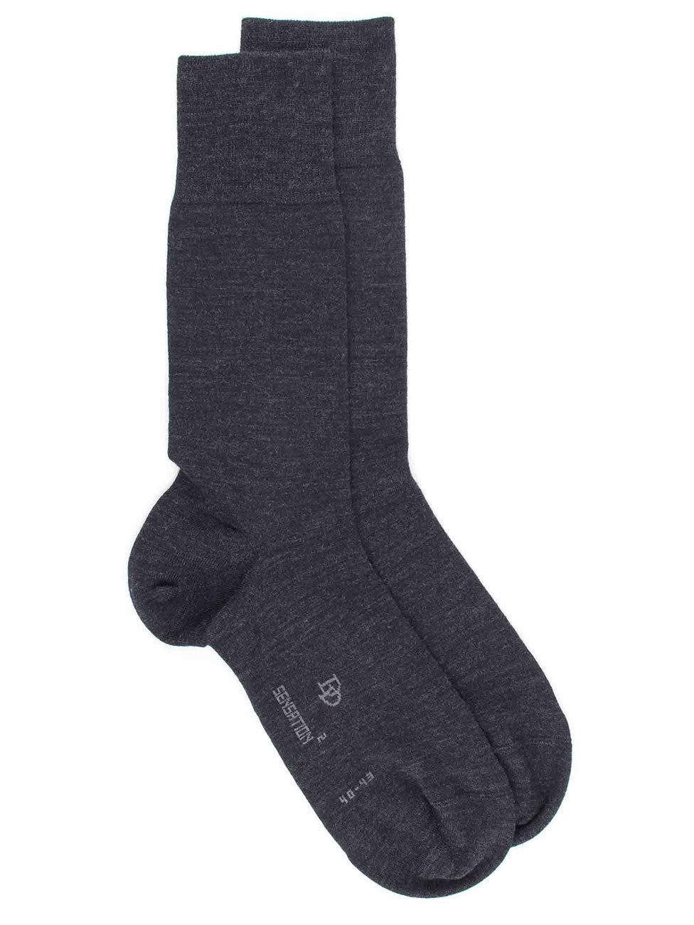 Doré Doré Men's Merino Wool Jersey Knit Socks