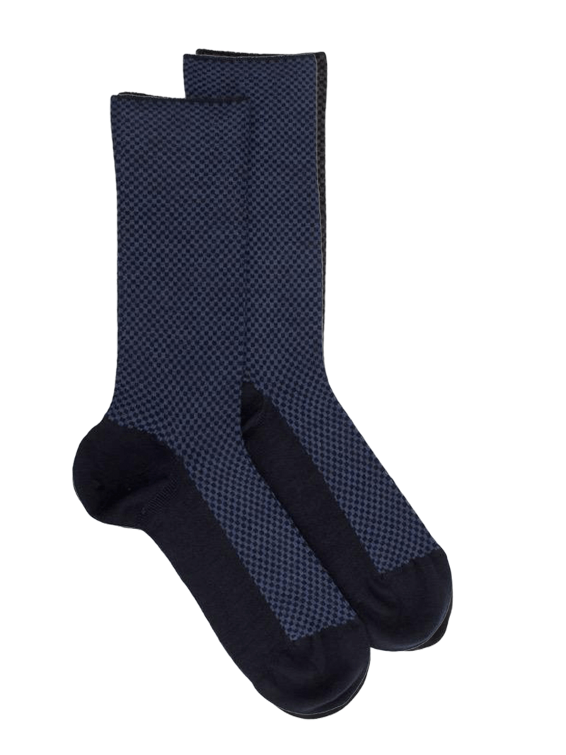 Doré Doré Men's Geometric Wool Socks