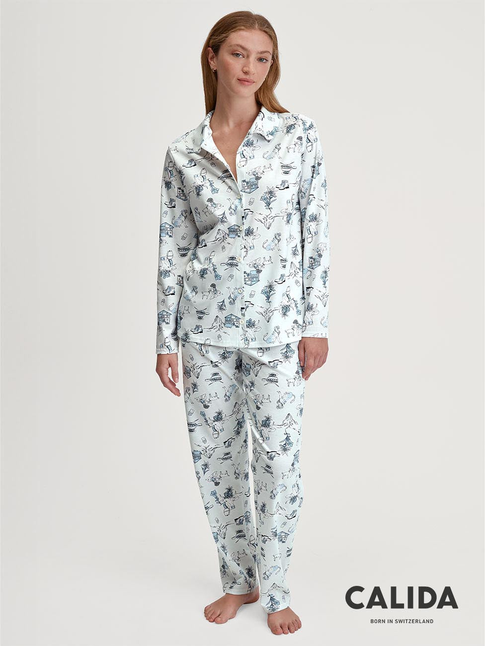 Calida Swiss Resort Button-Up Pyjama