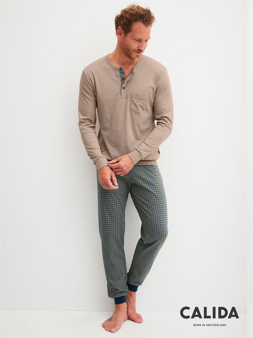 Calida Relax Choice 1 Cuffed Pyjamas