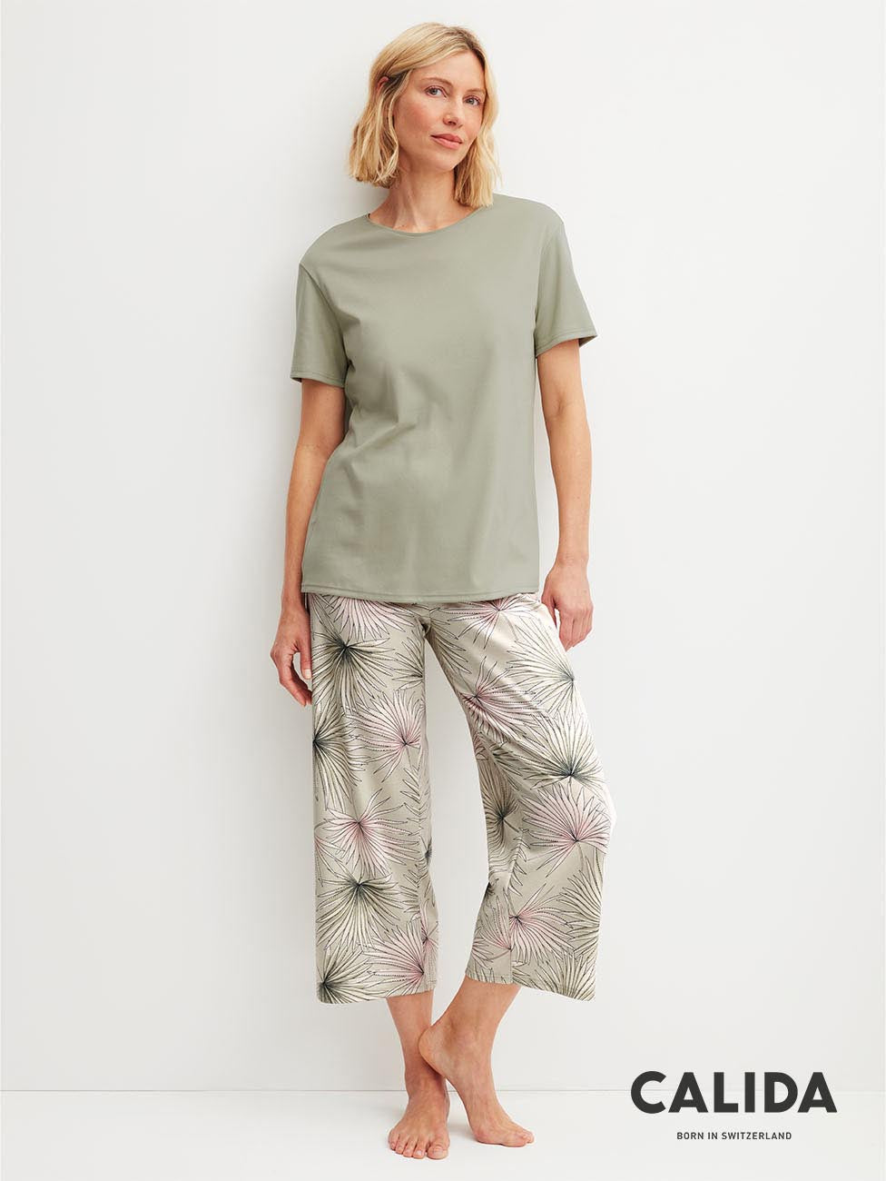 Calida Leaf Dreams 7/8 Pyjamas