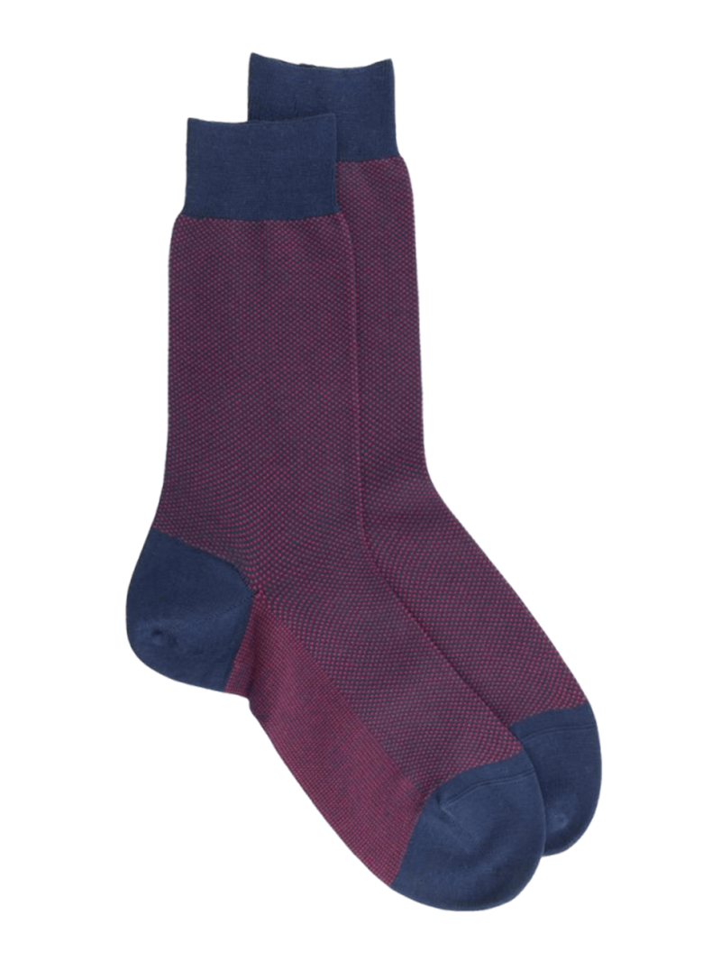 Doré Doré Men's Mercerised Cotton Lisle Caviar Socks