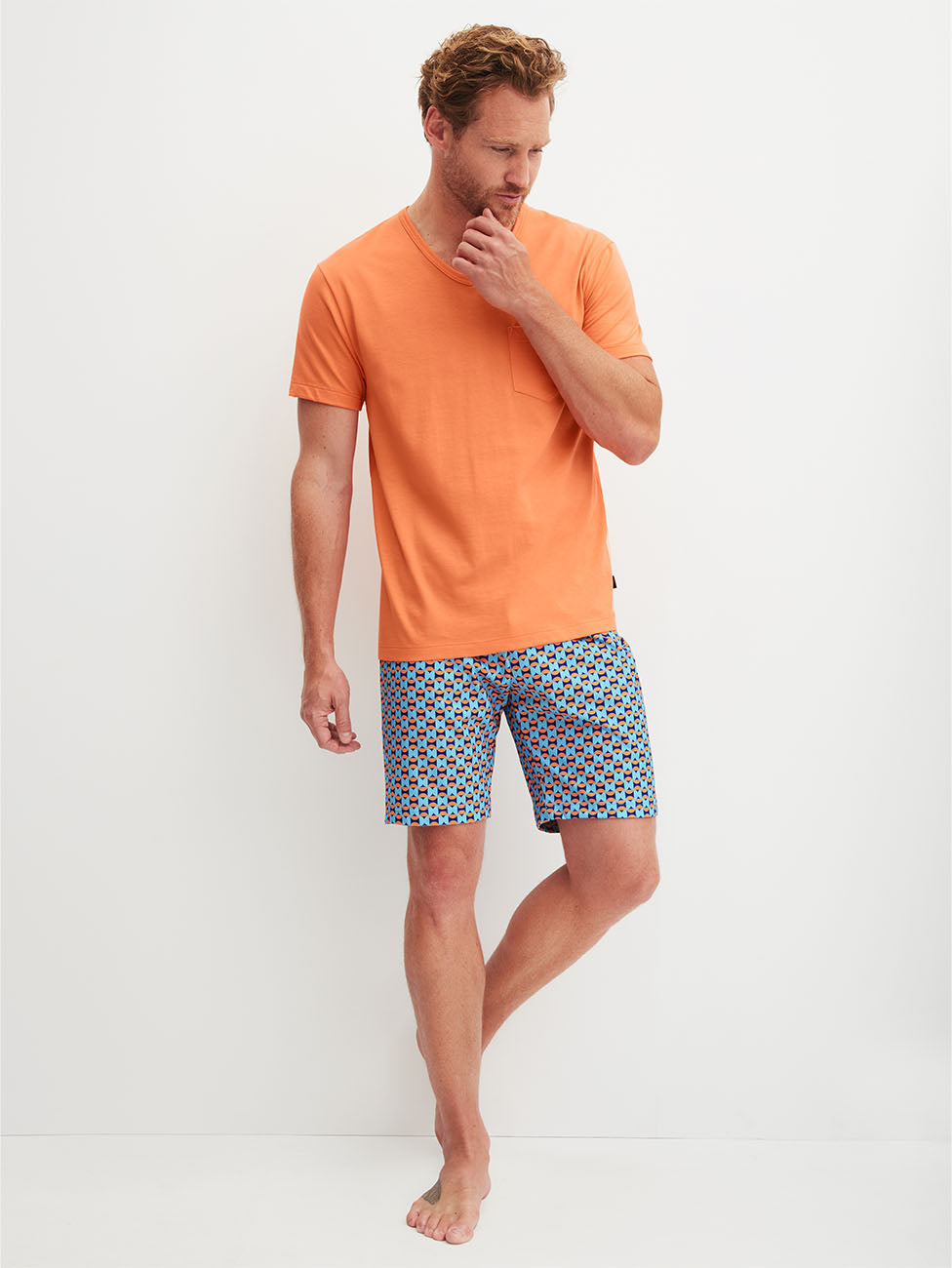 Calida Relax Imprint 4 Men Short Pyjamas