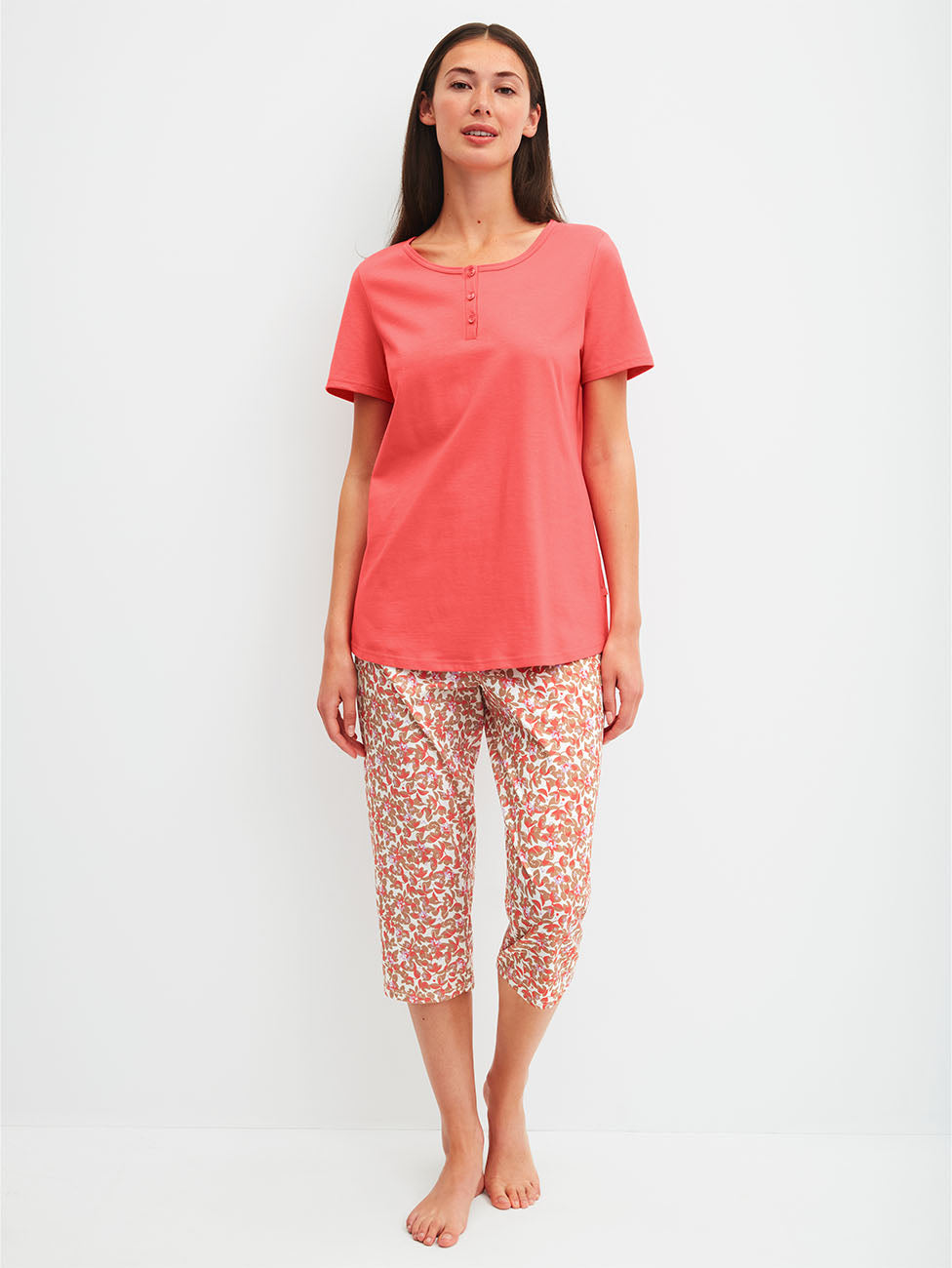 Calida Flower Nights Women 3/4 Pyjamas