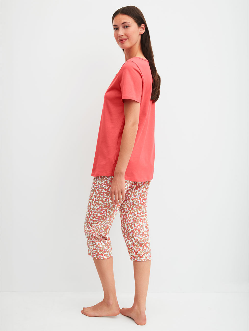 Calida Flower Nights Women 3/4 Pyjamas