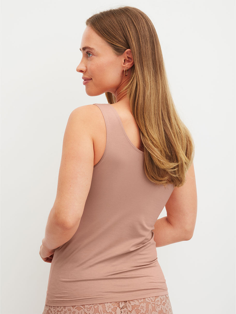 Calida Natural Comfort Lace Tank Top