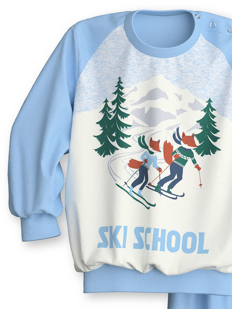 Calida Ski Resort Cuffed Pyjamas