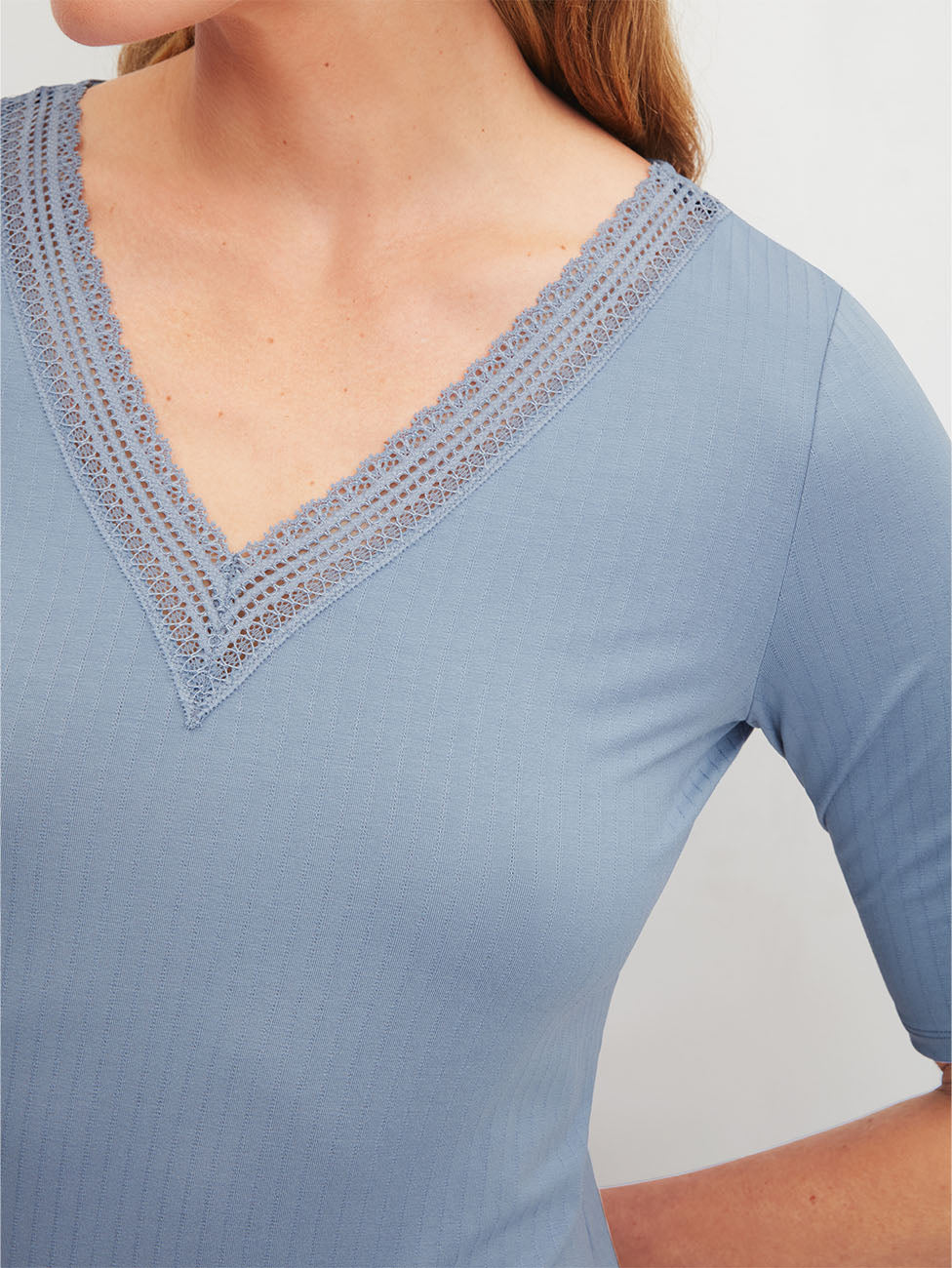 Calida Etude Ajours Short-Sleeve Shirt