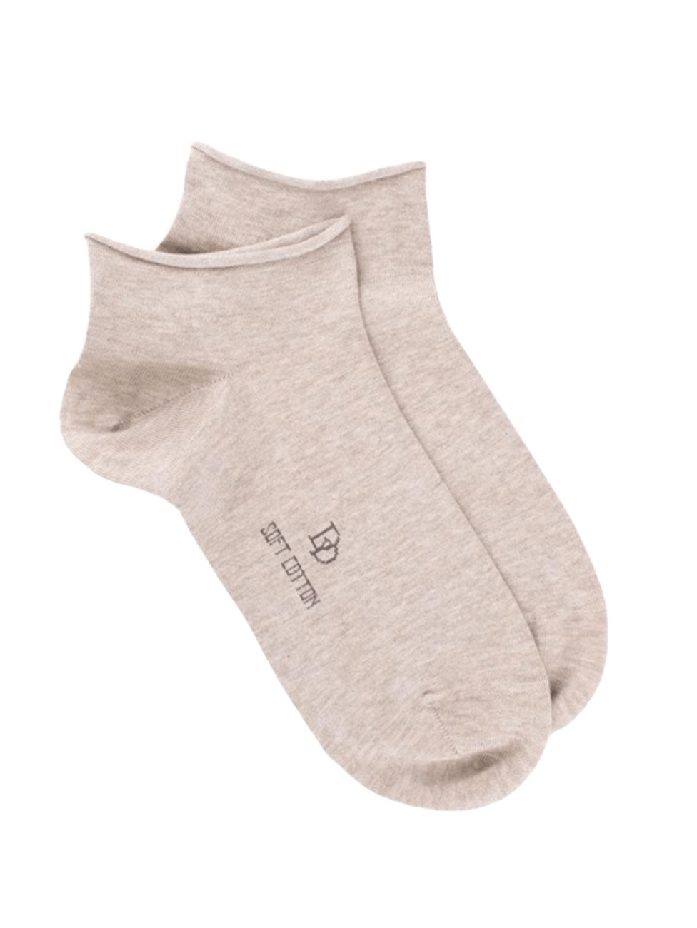 Doré Doré Ankle Socks With Roll-Top In Jersey Knit