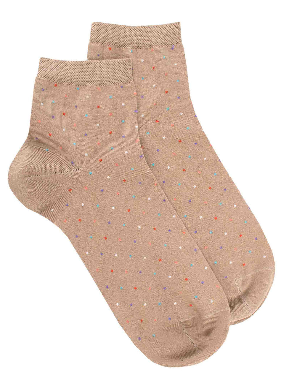 Doré Doré Cotton Socks With Micro Colored Dots